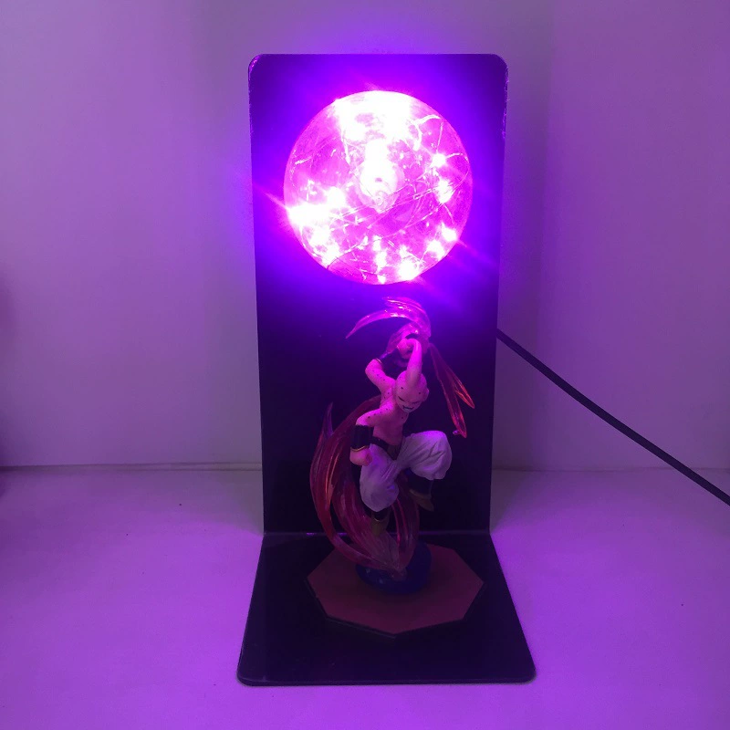 Dragon Ball, креативная мини-фигура, светодиодная настольная лампа, светящаяся игрушка, защита глаз