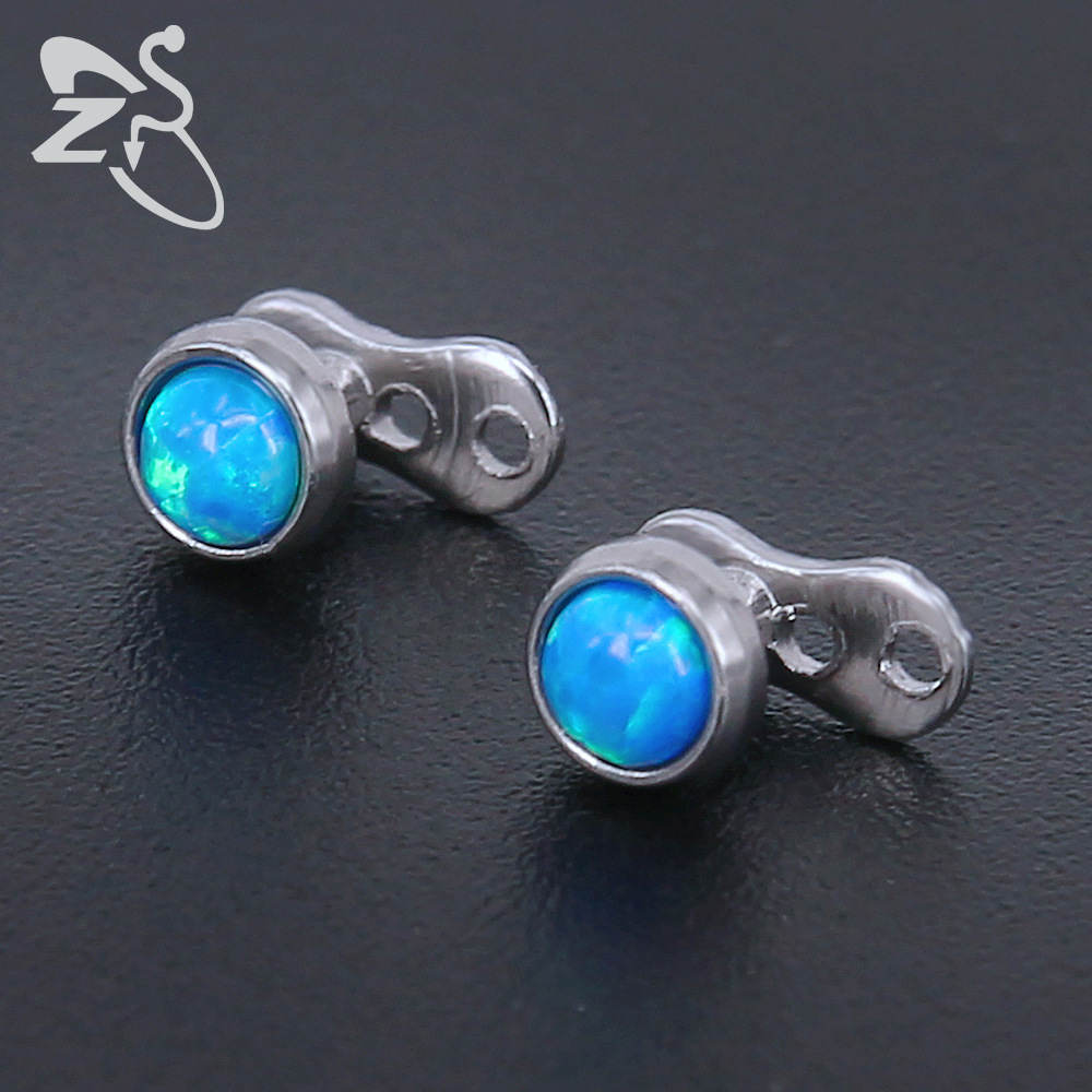 Pointed titanium steel lip stud product view