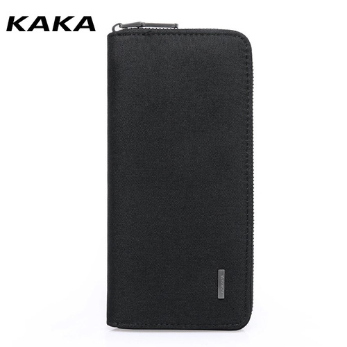 Kaka new wallet men's long Oxford cloth hand-held young men's simple fashion student Korean wallet