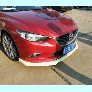 阿特兹改装前铲ABS三段式烤漆前唇ATENZA专用运动前唇保险杠包围