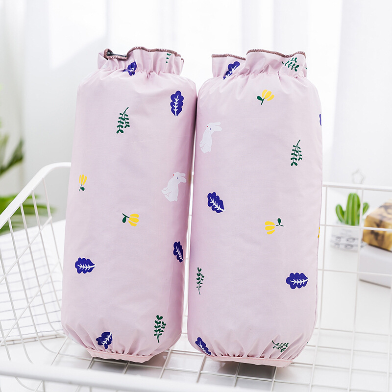 Manga larga protectora ooversleeve largo impermeable oversleeve mujeres adultas impermeable Otoño e Invierno Oficina lindo de longitud media