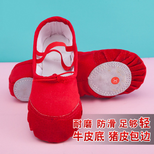 Children's dance shoes, soft-soled summer and autumn ballet shoes, adult practice dance shoes, dance shoes, yoga shoes, cat claw shoes for women