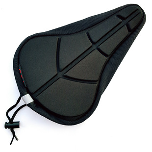 Mountain bike pure silicone cushion mountain bike thickened seat cover silicone saddle cushion bicycle riding supplies