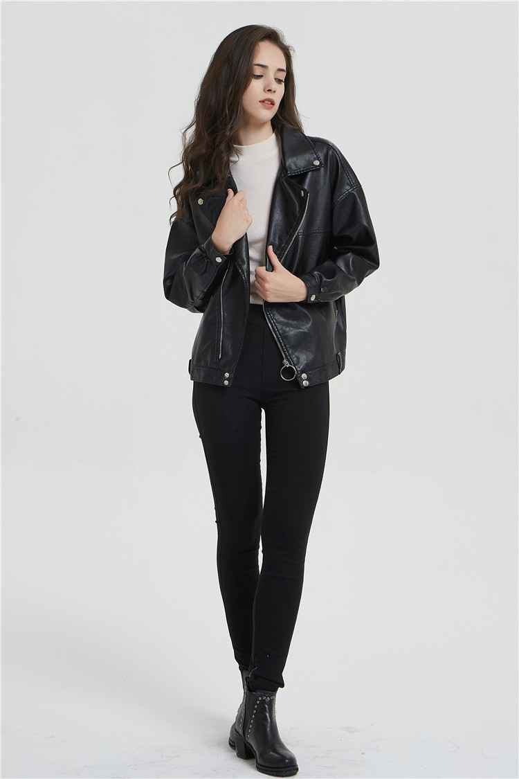 Veste cuir femme YOUKU en PU - Ref 3332294 Image 14
