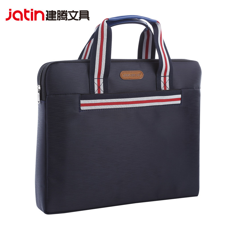 customized Portable Document Bag thickening waterproof Kit business affairs Briefcase Meeting to work in an office Supplies A4 Package