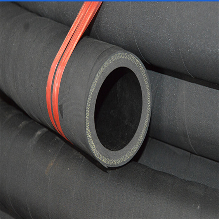 现货供应 黑夹布负压钢丝缠绕橡胶管 高压钢丝缠绕液压软管