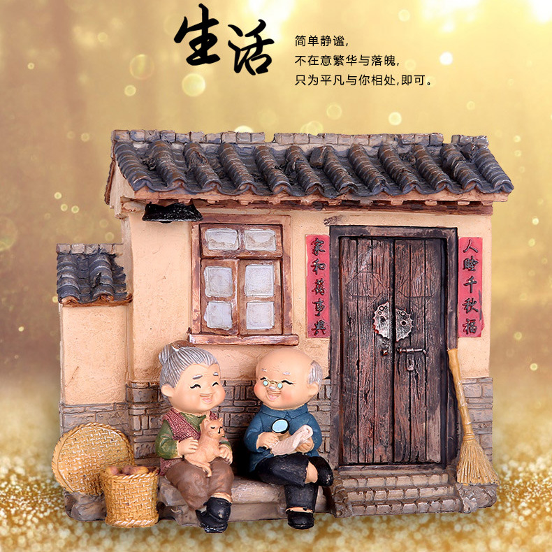 Old Man and Old Lady Keep Together Home Decoration Small Night Lamp Piggy Bank Wedding Anniversary Gift Lover 520 Gift