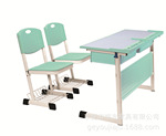 辅导班课桌椅 中小学生桌椅 高档注塑封边课桌椅