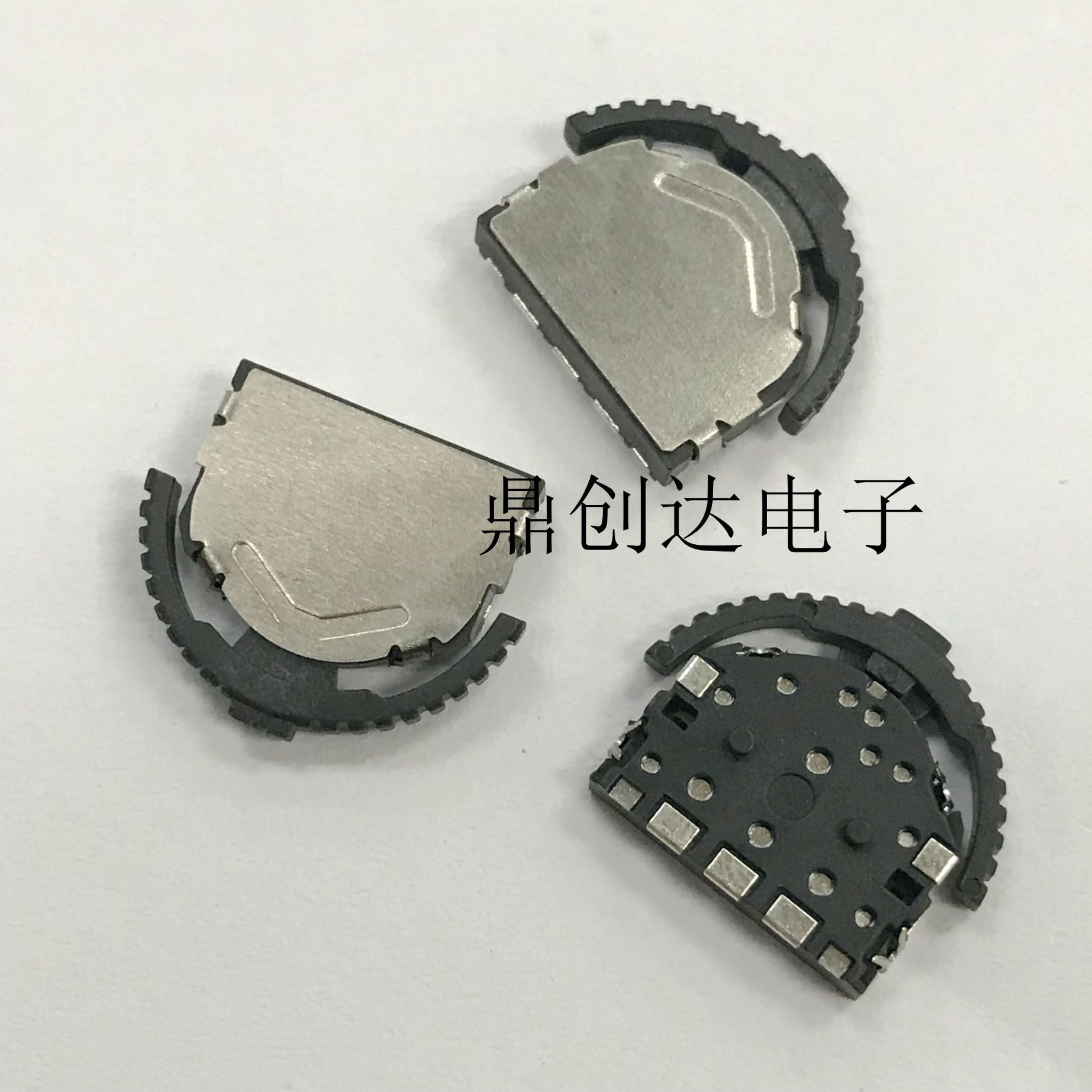 三脚大头波轮开关 3P摇头按键开关 滚轮 复位 带固定柱 音响配件