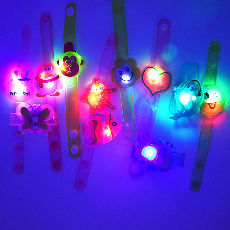 Luminous Bracelet Led Silicone Cartoon Watch Children's Toys Wholesale Small Gifts