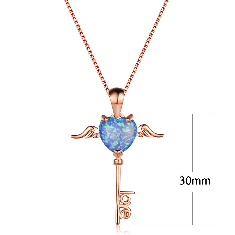 S925 Sterling Silver Angel Necklace