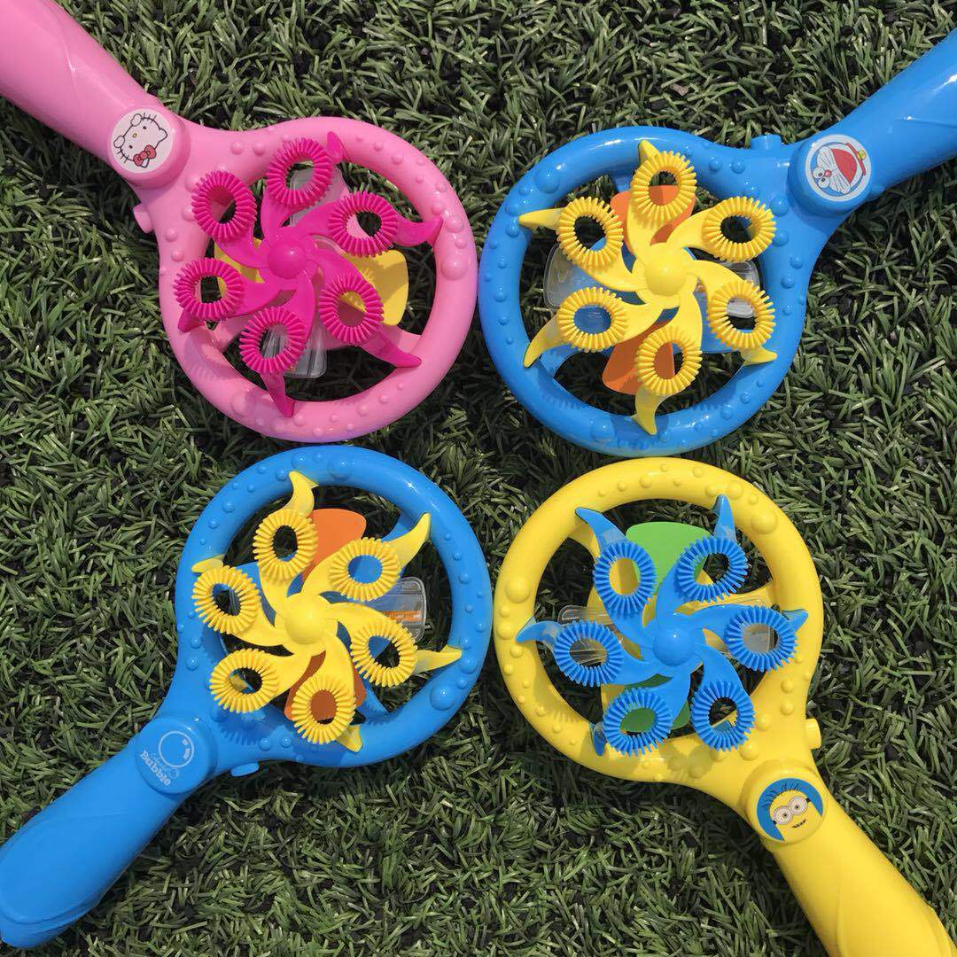 卡通风车机玩具儿童全自动不漏水七彩电动男女孩吹泡泡棒|ms