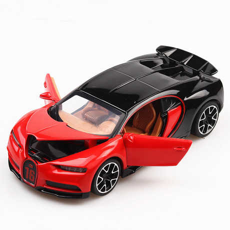 (Đóng hộp) Mô hình xe hơi Jianyuan Bugatti chiron mẫu xe hợp kim 1:32 mẫu xe thể thao ngoại thương bán nóng Mẫu xe