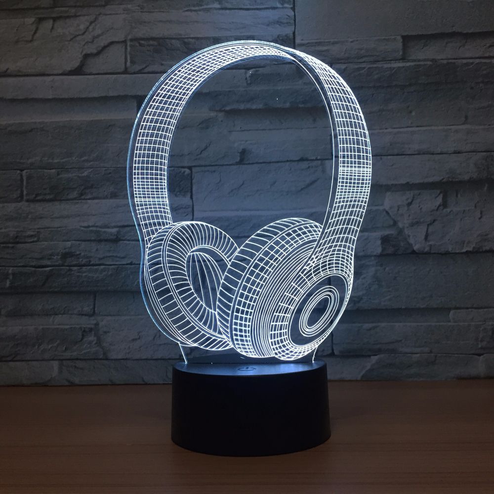 3D立体错觉灯 跨江大桥七彩触摸变色视觉灯 亚克力