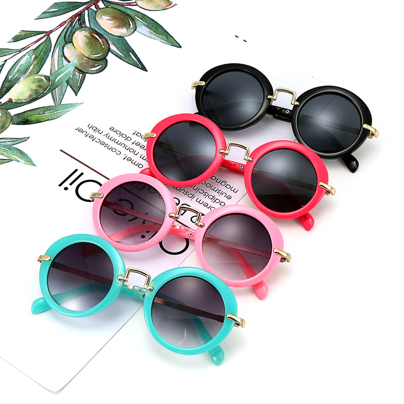 new pattern Children's Sunglasses Cross border fashion Sunglasses reinforced edging children glasses Manufactor goods in stock wholesale
