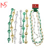 Wholesale bead chain festive accessories jewelry Christmas series bead chain and peace logo necklace