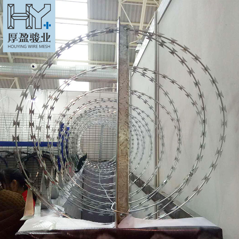 刀片刺绳不锈钢滚笼防锈防护网刺网带刺铁丝防盗防爬刺围墙防爬网-阿里巴巴