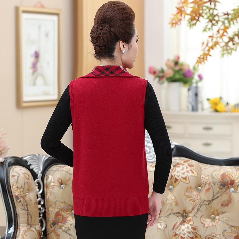 Gilet femme MOUTON ROUGE en Tricot - Ref 3317917 Image 5