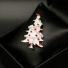 Christmas brooch, accessory for elderly lapel pin