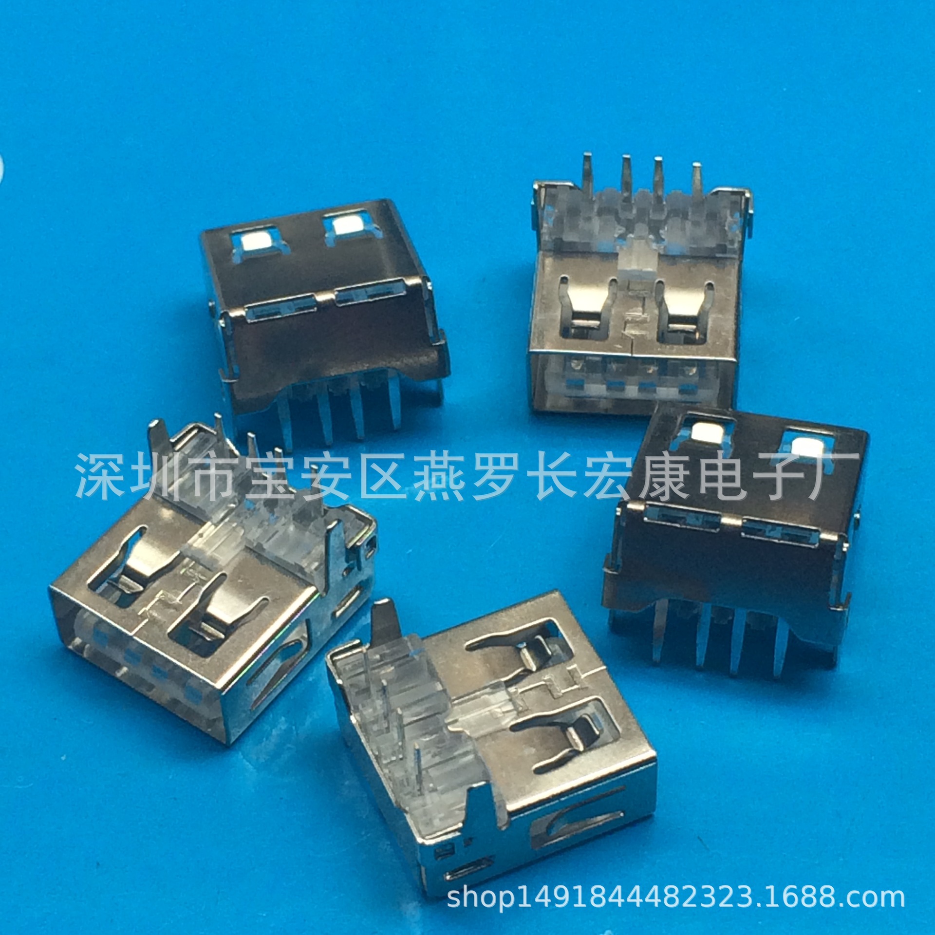 USB 短体母座10.0mm SMT AF 沉板插板贴片 平口/卷边 贴板接口-阿里巴巴
