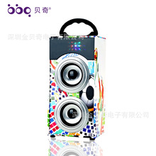 KBQ601A無線藍牙音箱戶外便攜式手提廣場舞多功能木質音響