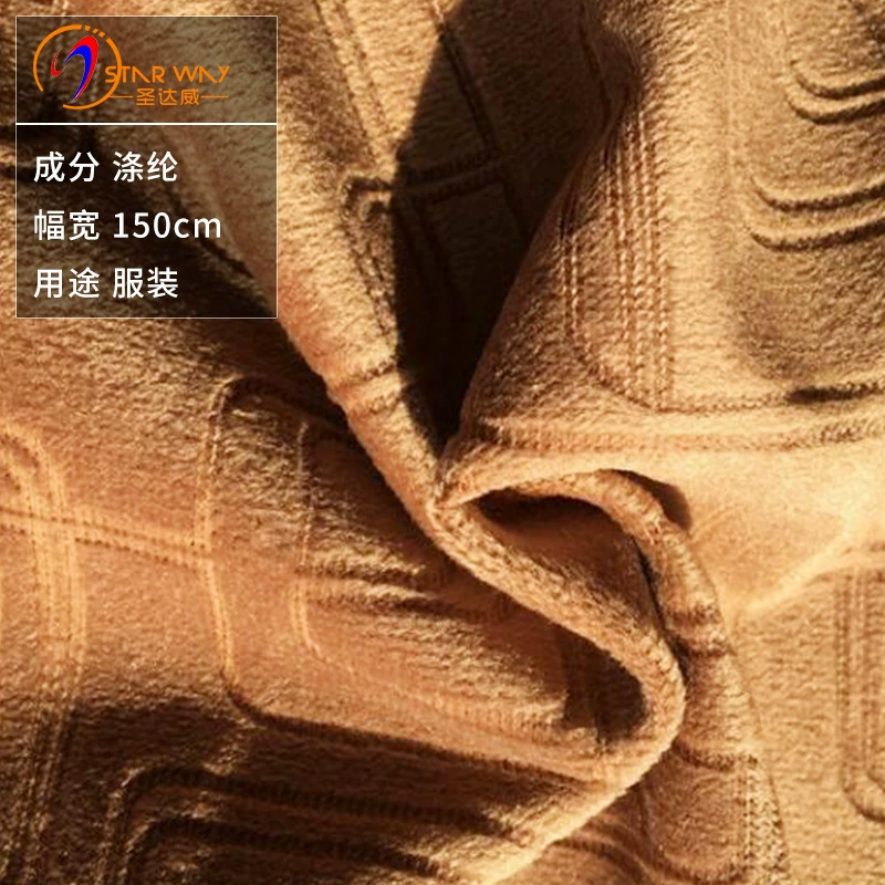 Cloth, velvet dress for leisure, polyester