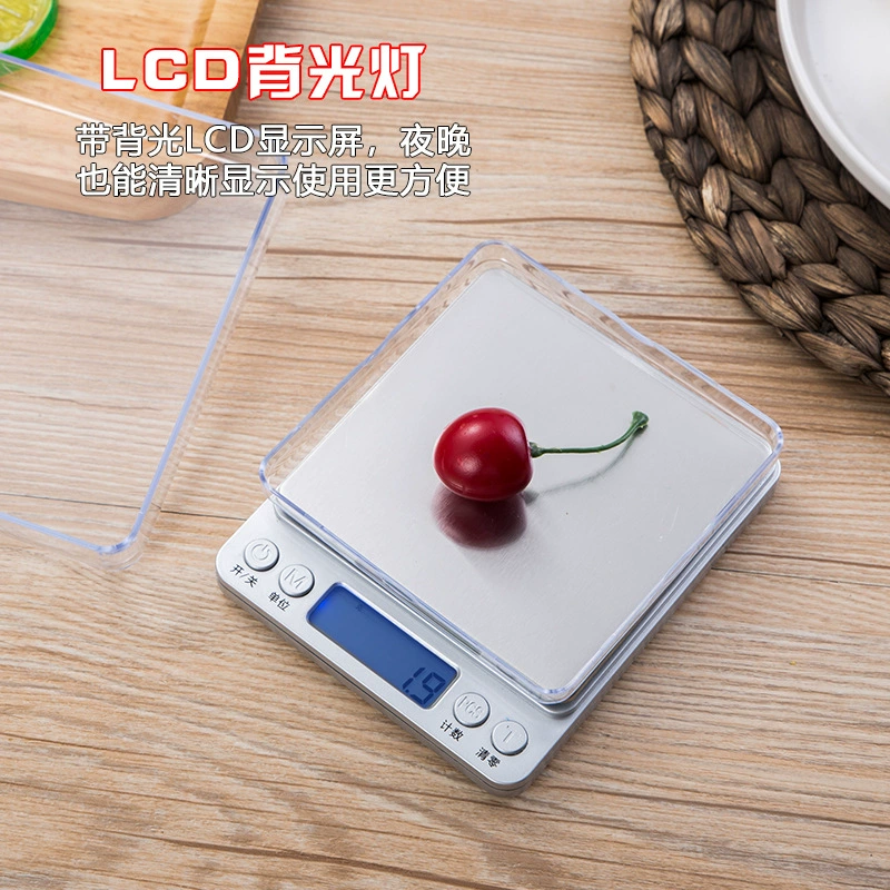 Highly precise electronic scales for commercial use, precise milk tea for home use, 500 gram