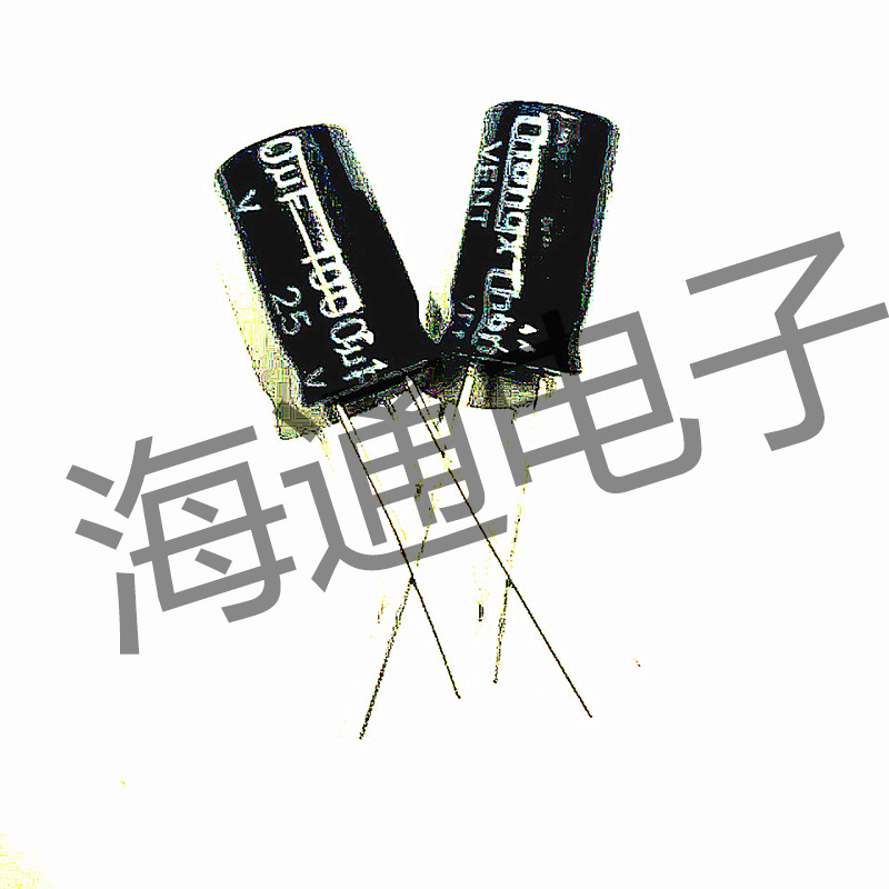 厂家直销铝电解电容 25v1000uf 高频低阻电容器 直插铝电解电容|ru