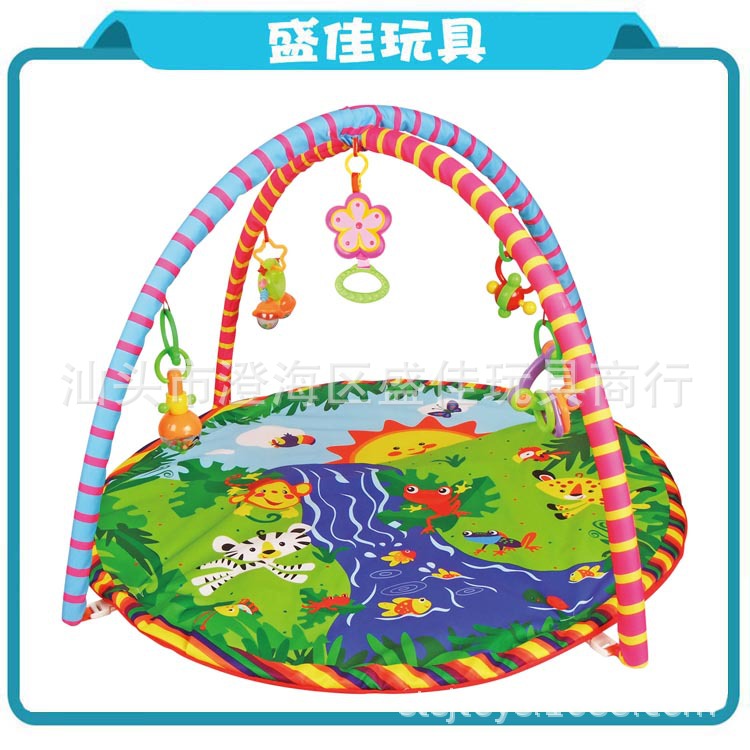 多功能健身架 新生儿超大益智早教游戏毯 宝宝爬行垫 婴儿玩具|ru