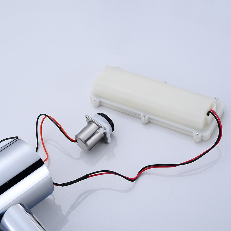 Cobre automático de inducción inteligente grifo caliente y frío integrado inducción grifo infrarrojo inducción lavadora de manos