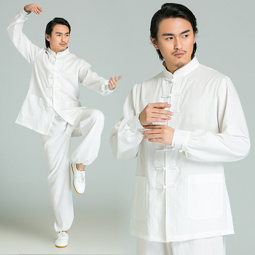 Tai chi kung fu clothing for men tai ji quan clothes morning exercises  outdoor training suits for women and men