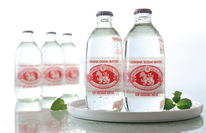 Thailand import SINGHA Soda water 24 Bottle 325ml/ Bottle