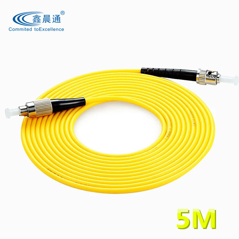 FC-ST接口单模单纤光纤跳线fcst光纤尾纤3.0mm5米可定制长米数