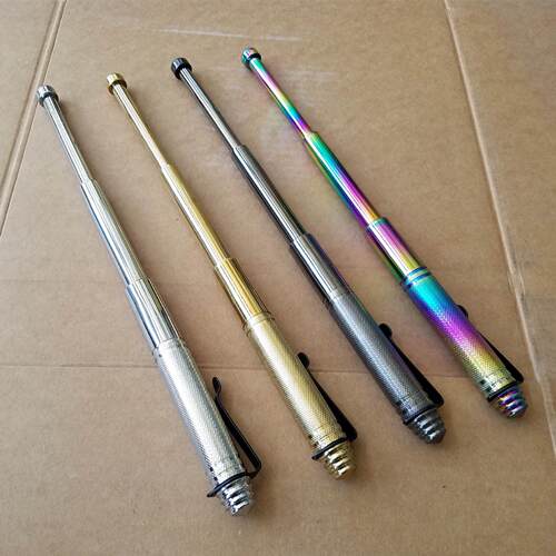 Wild Valley Pen Baton German Pen Style Self-Defense Baton Car Self-Defense Accessories Three-Section Baton Telescopic Baton Self-Defense