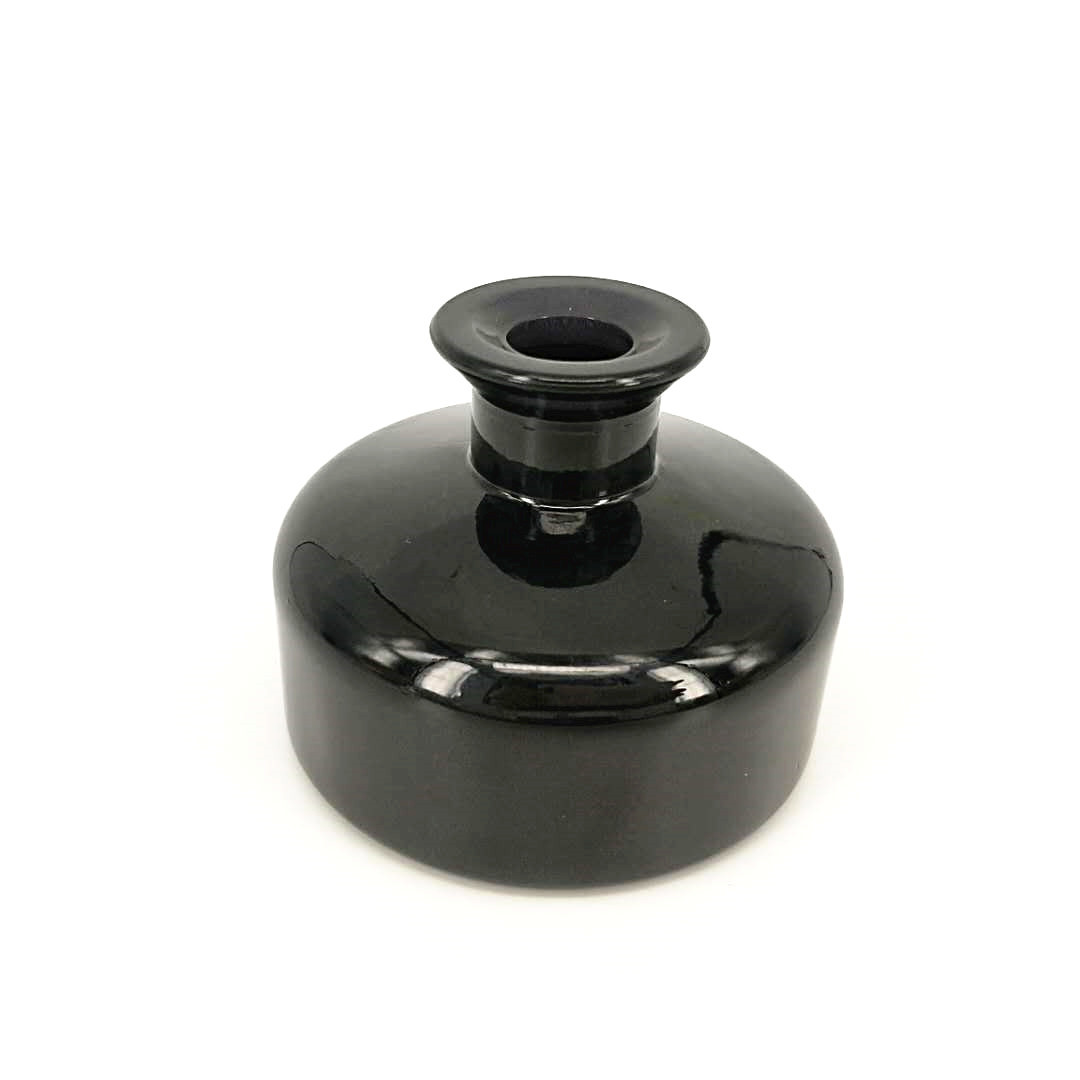 无火居家120ml香薰瓶多色可选大肚子晶白料玻璃瓶家居水晶