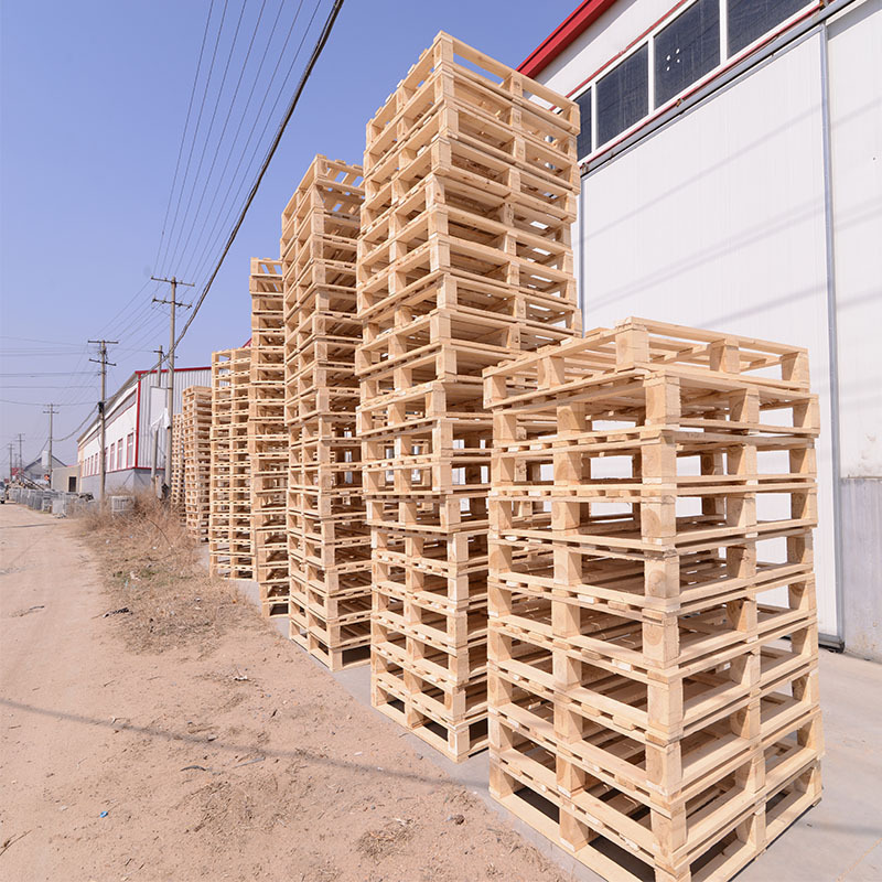 加厚青岛供应木托盘木屑墩 木箱厂家 青岛木托盘价格物流木架