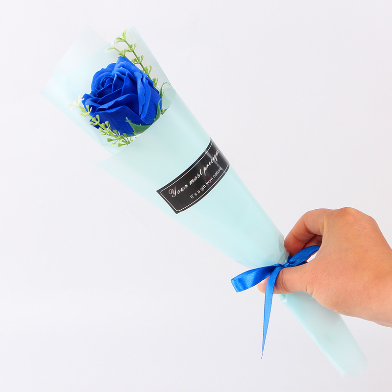 单束5层大玫瑰 蓝色1