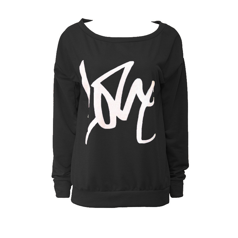 LOVE letter printing long-sleeved sweatshirt NSOY27423