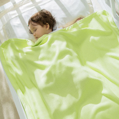 福瑞康 婴儿竹纤维盖毯新生宝宝空调被夏凉被竹纤维毛毯透气柔软|ms