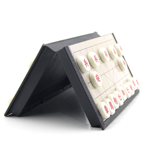 Qiqile Magnetic Chinese Chess Portable Small Box Magnetic Chinese Chess Student Stationery and Sports Toys Wholesale