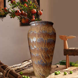 陶瓷工艺品美式田园花瓶手工家居桌面装饰礼品水培花器 厂家销售