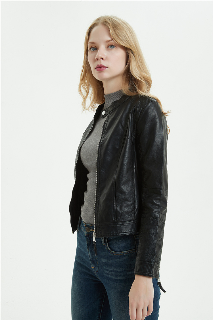 Veste en cuir femme en PU - Ref 3447558 Image 12