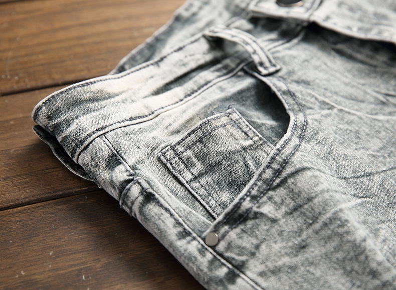 Jeans nuovi da uomo, alla moda, casual, retrò, ricamati, lavati, a gamba dritta_voghion.com