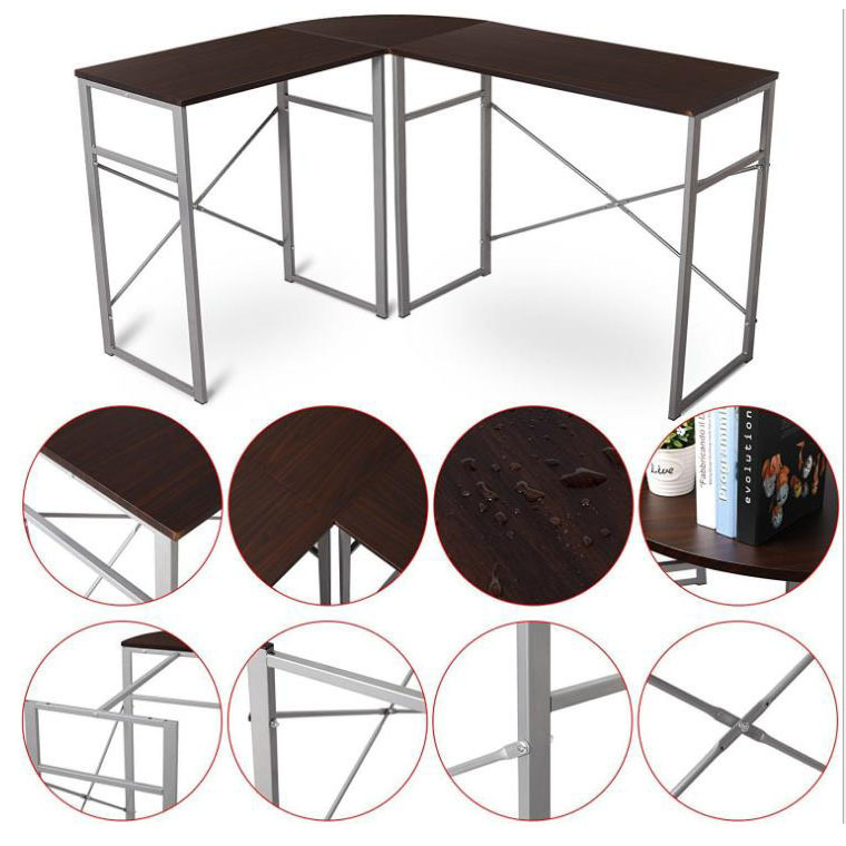 Office Furniture Customizable Casual Desktop Household L-Shaped Steel-Wood Structure Writing Desk Study Desk Corner Desk Office Furniture Customizable Casual Desktop Household L-Shaped Steel-Wood Structure Writing Desk Study Desk Corner Desk