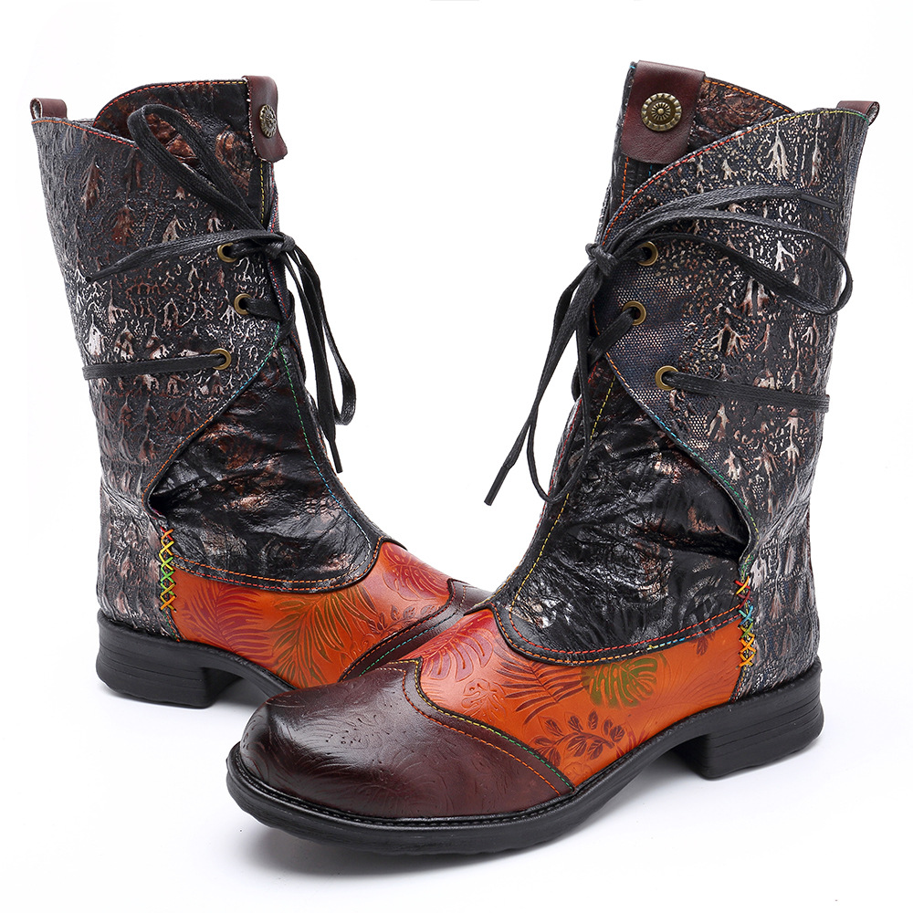 Bottes femme en En cuir - Ref 3354861 Image 13