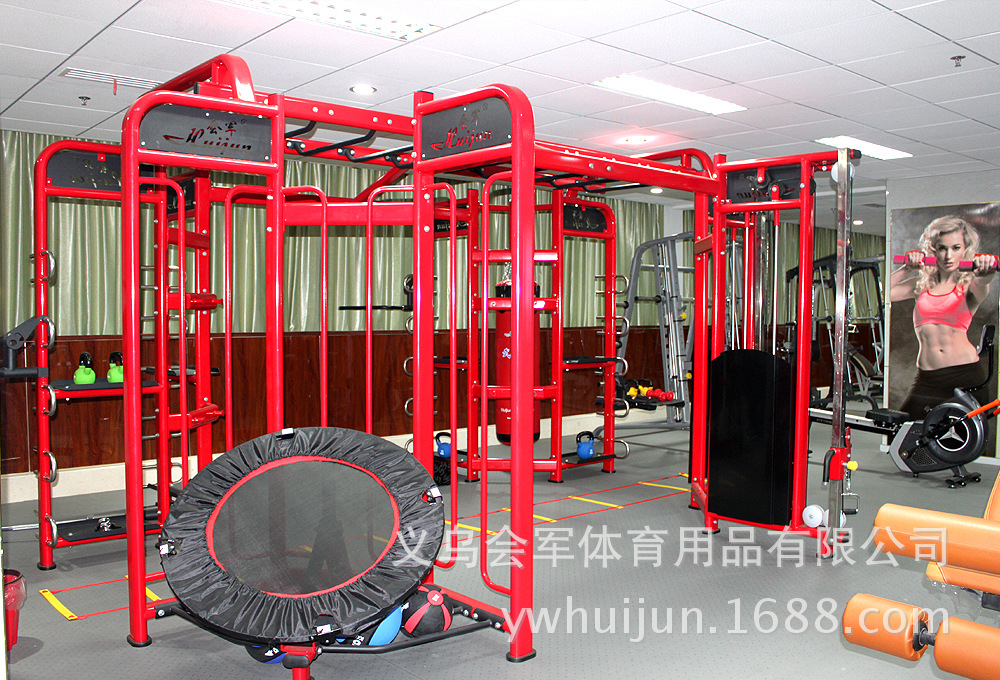 会军全新升级款360°度多方位综合训练健身组合器材 多功能健身房-阿里巴巴