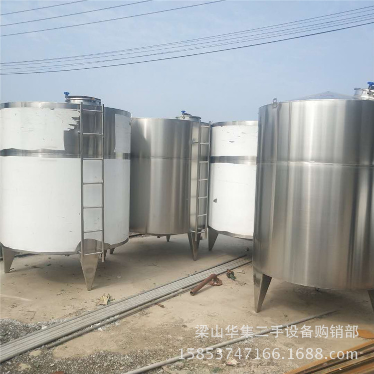 工厂处理闲置的二手不锈钢储罐 二手1m3--60m3立式卧式不锈钢储罐