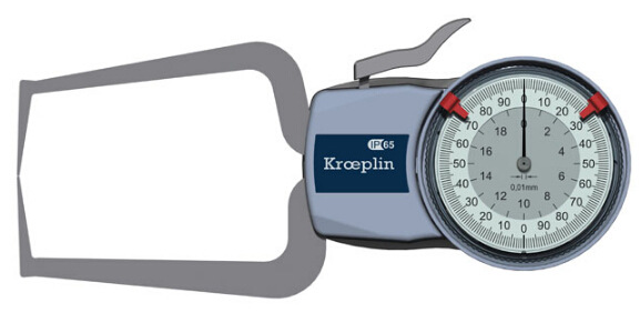 德国货源 kroeplin指针外径卡规D220S