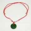 Protective amulet white jade, buckle, necklace, ankle bracelet, pendant jade, wholesale