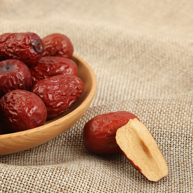 若羌灰枣二级红枣新疆特产成都零食零售-500克/袋散装本年新货|ms